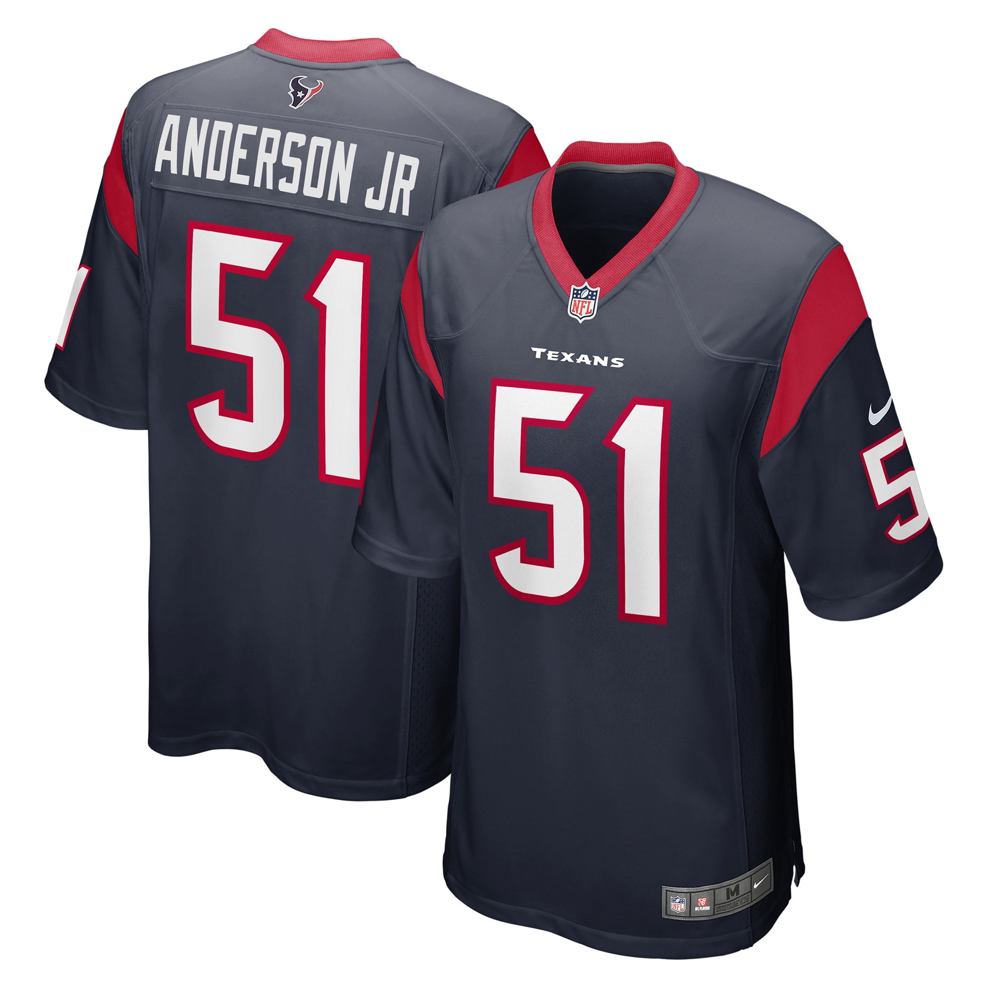 Will Anderson Jr. Houston Texans 2023 NFL Draft First Round Pick Game Jersey - Navy