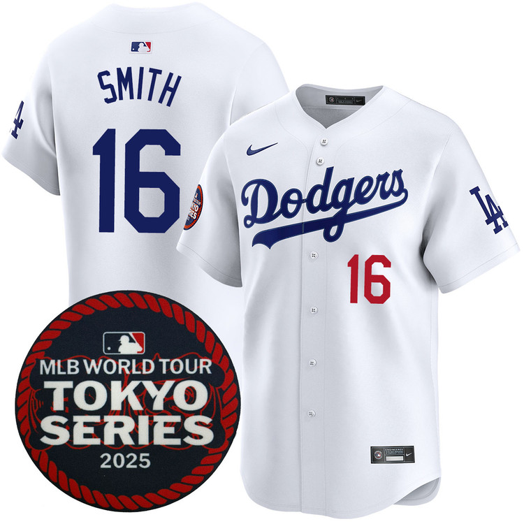 Will Smith Los Angeles Dodgers Home 2025 Tokyo Series Jersey