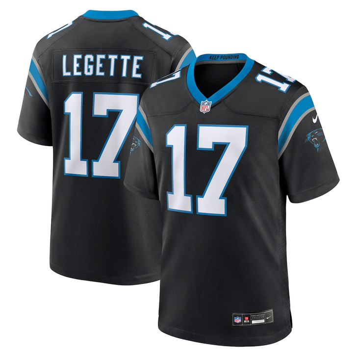 Xavier Legette Carolina Panthers 2024 First Round Pick Game Player Jersey - Black