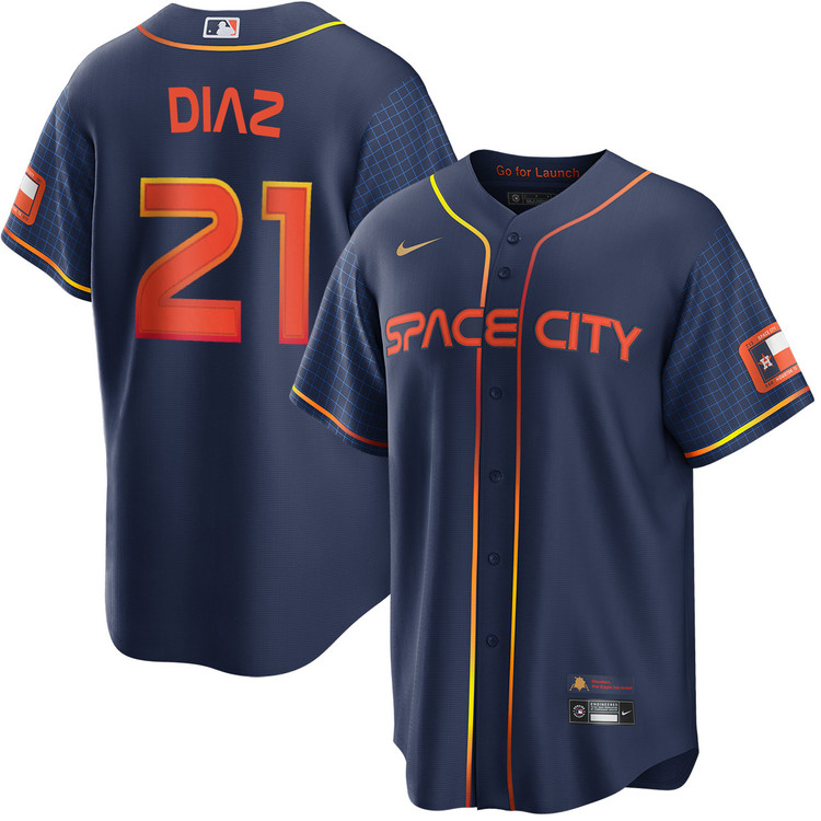 Yainer Diaz Houston Astros City Connect Jersey
