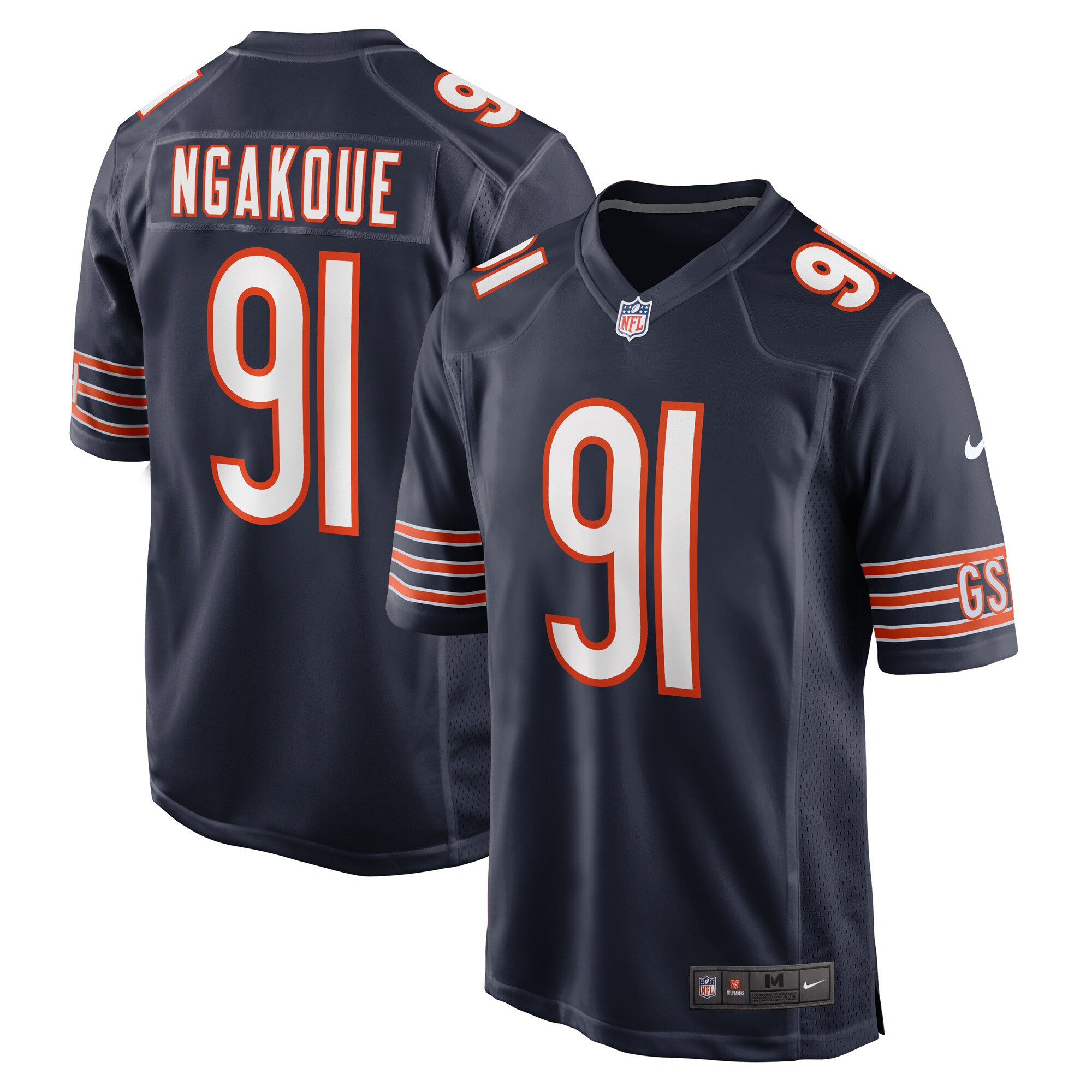 Yannick Ngakoue Chicago Bears Team Game Jersey - Navy