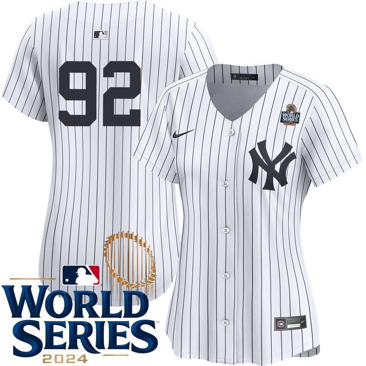 Yoendrys Gomez New York Yankees Women's Home Limited Player World Series Jersey