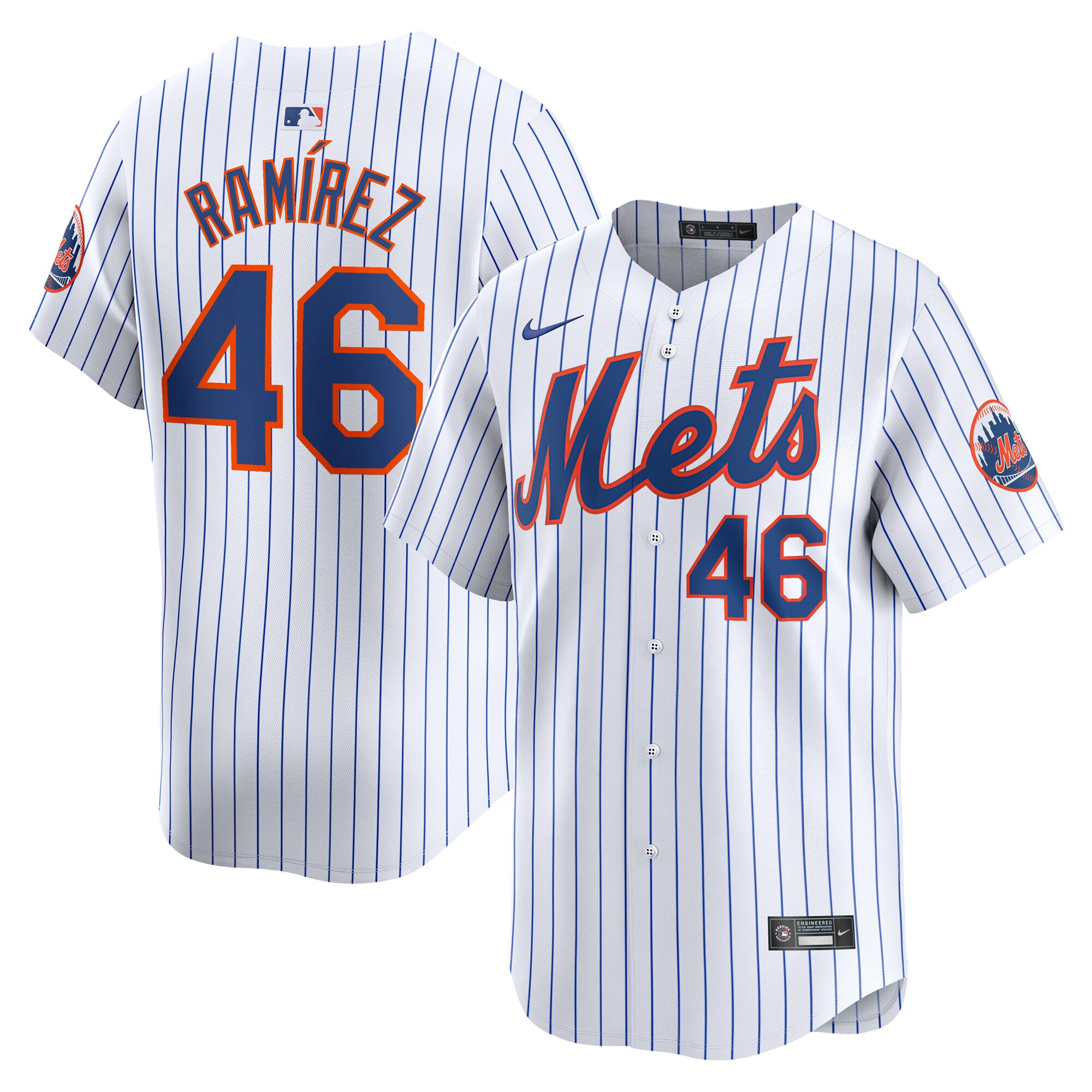 Yohan Ramirez New York Mets Home Limited Player Jersey\u00c2\u00a0\u00e2\u20ac\u201c White