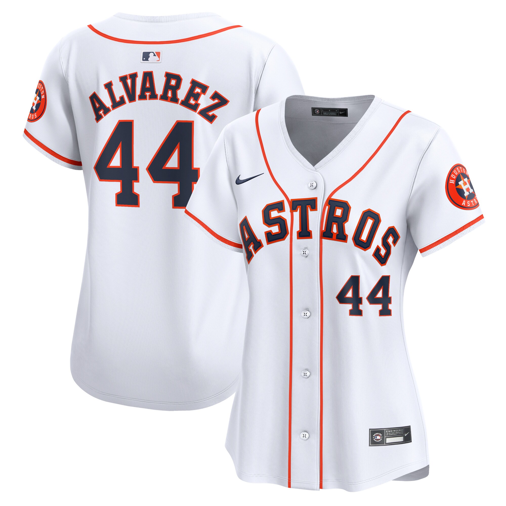 Yordan Alvarez Houston Astros Women's Home Limited Player Jersey - White