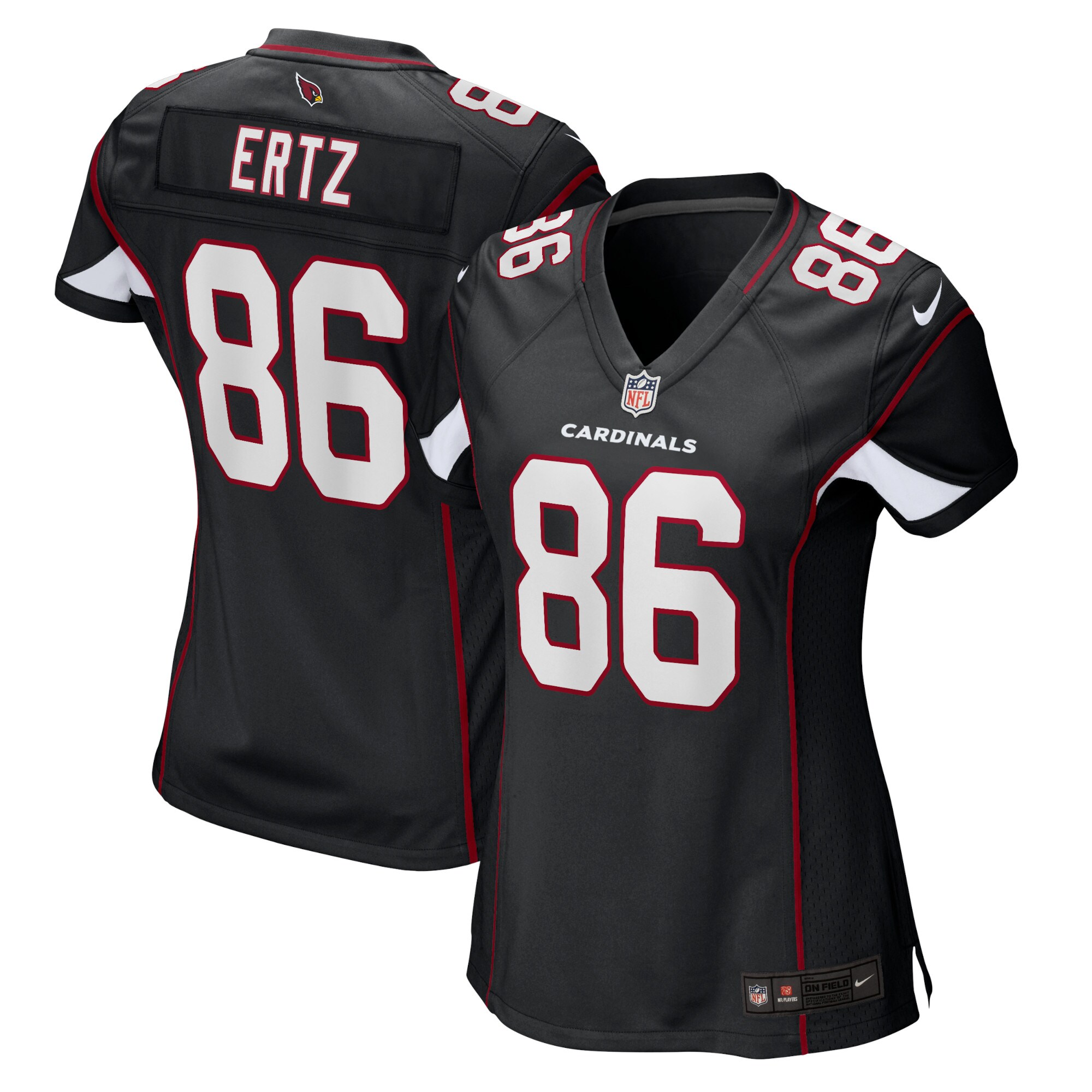 Zach Ertz Arizona Cardinals Women's Alternate Player Game Jersey - Black