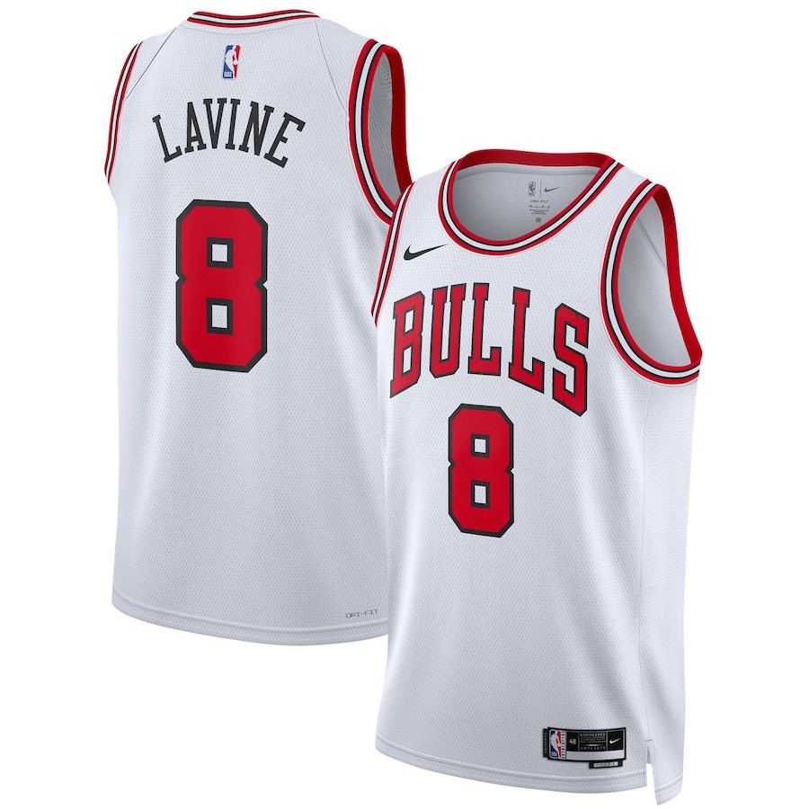 Zach Lavine 8 Chicago Bulls Unisex Swingman Jersey - Association Edition - White