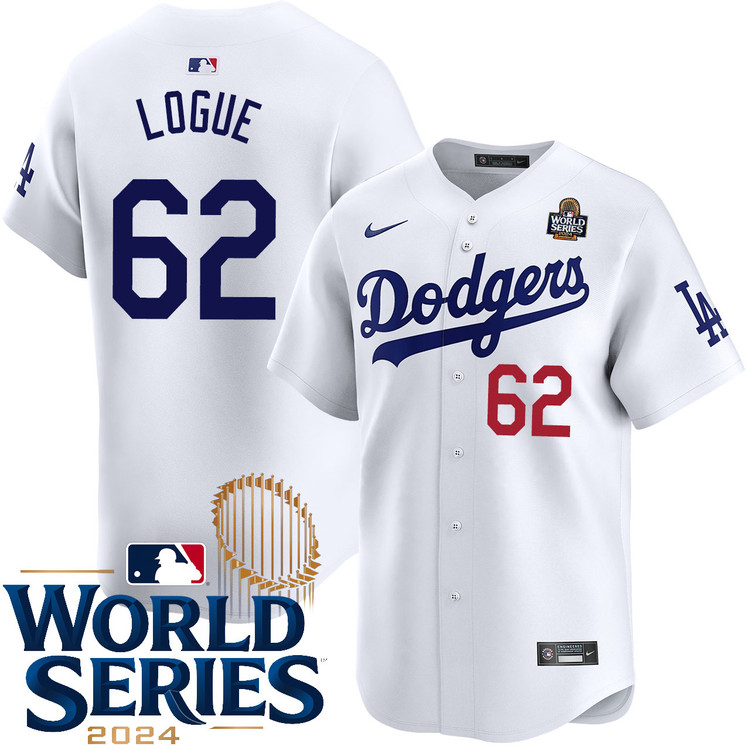 Zach Logue Los Angeles Dodgers Youth Home Limited World Series Jersey