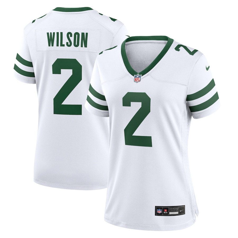 Zach Wilson 2 New York Jets Game Jersey - Women, White