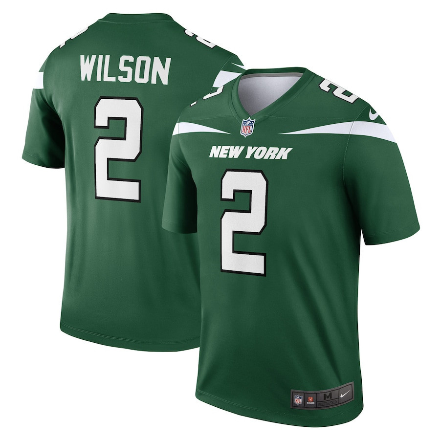 Zach Wilson 2 New York Jets Men Legend Jersey - Gotham Green