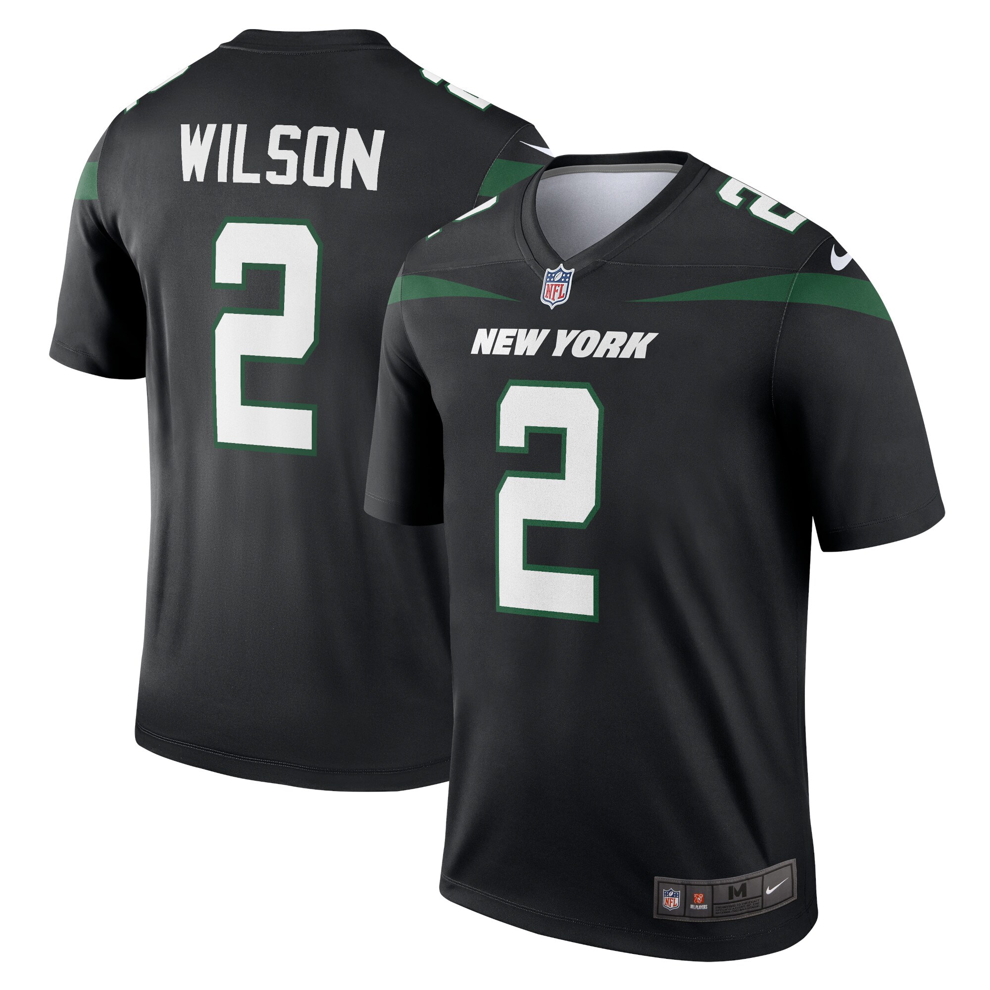 Zach Wilson New York Jets Legend Jersey - Black