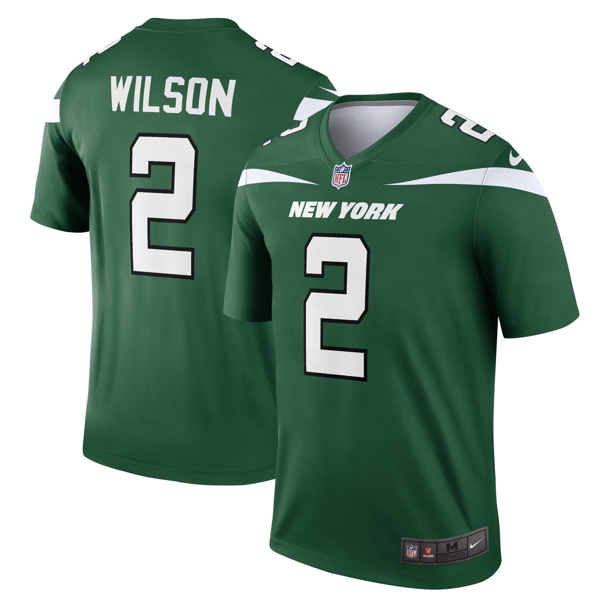 Zach Wilson New York Jets Legend Jersey - Gotham Green