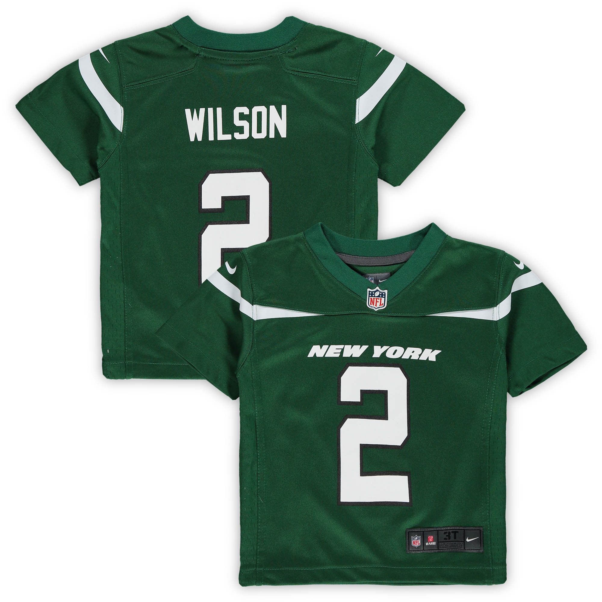 Zach Wilson New York Jets Toddler Game Jersey - Green