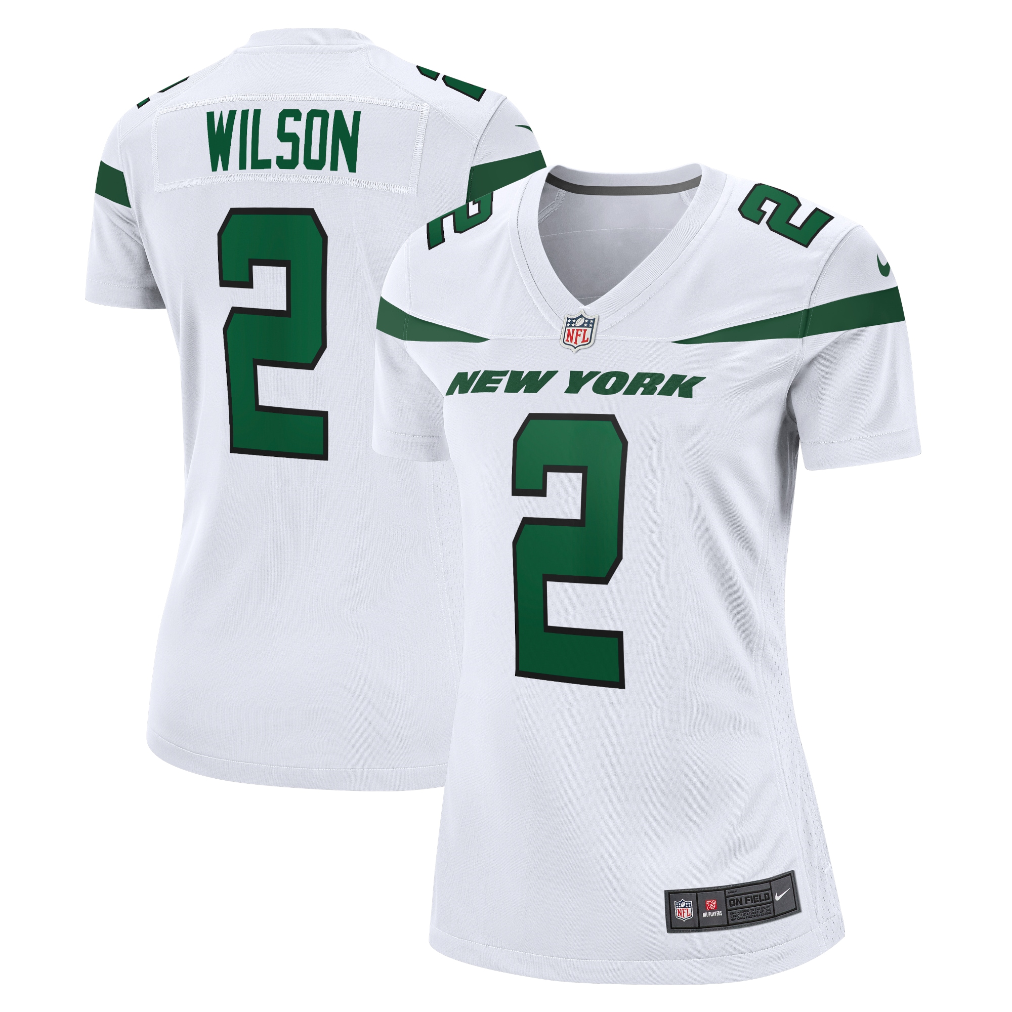 Zach Wilson New York Jets Women's Player Jersey - White