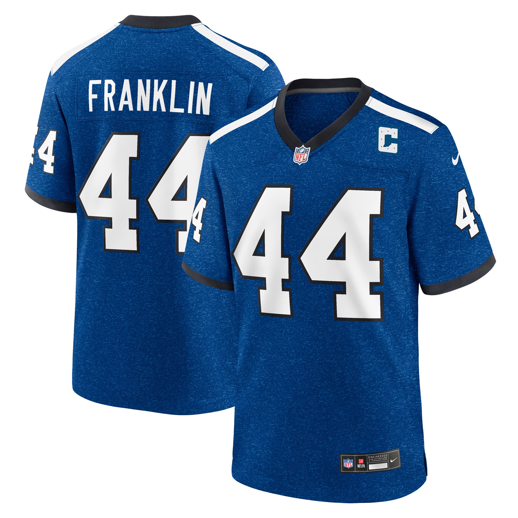 Zaire Franklin Indianapolis Colts Indiana Nights Alternate Game Jersey - Royal