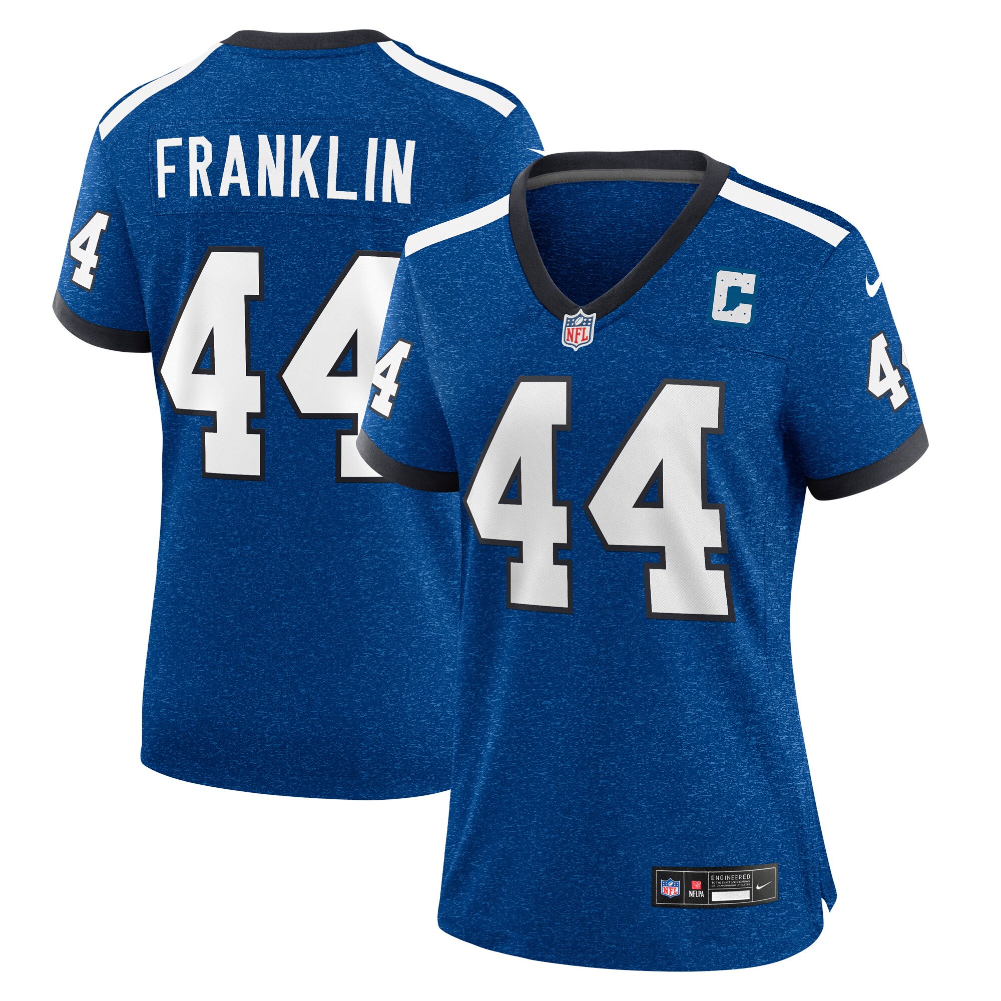 Zaire Franklin Indianapolis Colts Women's Indiana Nights Alternate Game Jersey - Royal